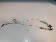 Spur tt - 2x SIBA Blocksignal mit LED Rot/Grün für TT-Bahnen mit Betonmast