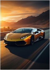 Auto Poster oder Leinwand -