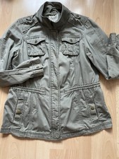 Yessica Jacke Parka Khaki Oliv Gr 44