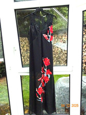 Sommerkleid lang in schwarz