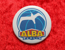 Button BBL Alba Berlin 37mm Anstecker Pin Basketball kein Trikot Korb Schuhe