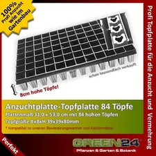 Topfplatte 84 Extrahoch eckig