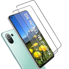 Für Xiaomi Mi 11 Lite 5G  Echt Glas Display Schutz Panzerfolie 9H Schutzglas -2x