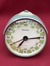 Alter Sevani Wecker Made in USSR 4 Jewels Deko Vintage Retro  1960er Jahre Läuft