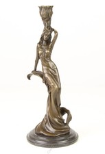 Bronze sculpture candlestick - bronze,