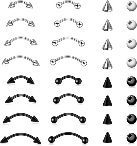 Augenbrauenpiercing edelstahl - augenbrauenpiercing,
