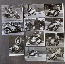 11 Fotos Mike Jordan, Motorsport Motorrad Rennsport, Beschreibung s. Rückseite.