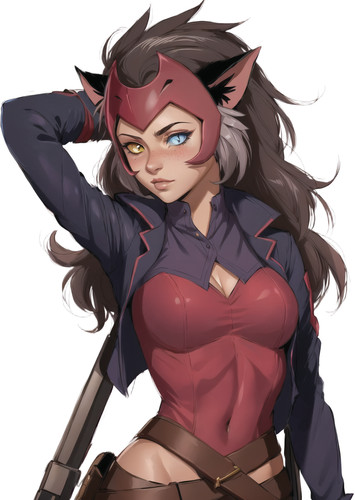 Catra suit vinyl car decal - suit,