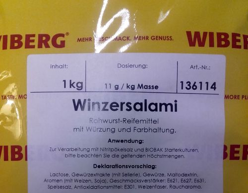 Wiberg winzersalami kg - 1,