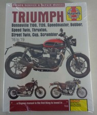 Reparaturanleitung Triumph Bonneville Speedmaster Bobber Speed Twin ... Bj.16-19