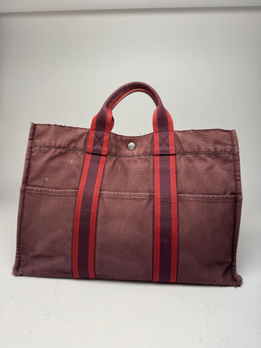 Vintage hermes tote bag - tote, purple