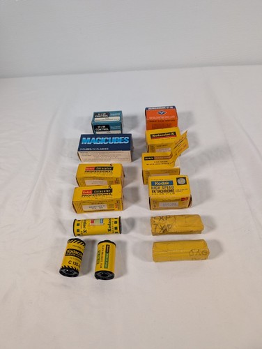 Vintage 1970s film - lot, kodak
