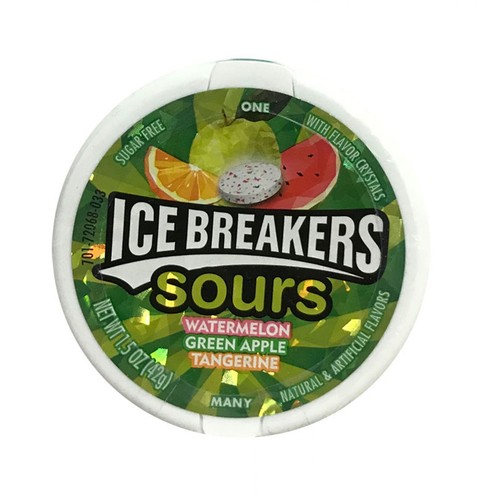 Ice breakers green sours - ice,