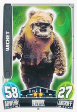 Force Attax Movie Cards 3 25 - WICKET - Ewok - Die Allianz