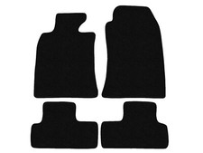 Schwarz Fußmatten Velour für