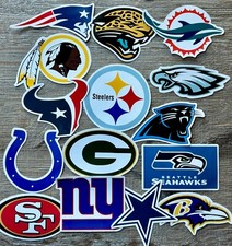 NFL Sticker Set 32 Stück Aufkleber American Football Logo Alle Teams US Sport