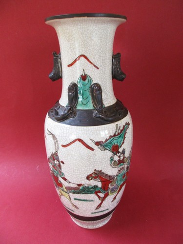 Nanjing crackleware vase - nanjing-crackleware,