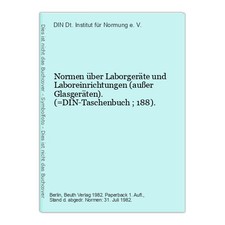 Normen über Laborgeräte und Laboreinrichtungen (außer Glasgeräten). (=DIN-Tasche