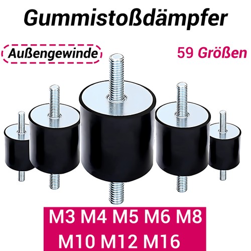 Gummipuffer bis m16 - m4,