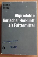DDR Buch Tierische Abprodukte Silage Pellet Streu Legehennen Schlachtung Vieh