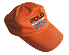 Polo Sport Ralph Lauren Vintage Cap Logo orange Herren Damen Kappe Sammler
