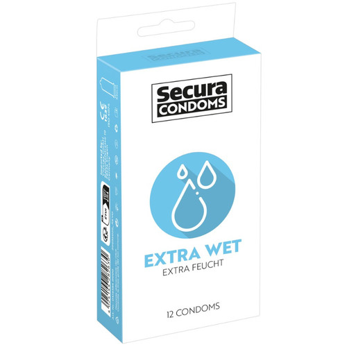 Secura condoms extra wet 12 - condoms,
