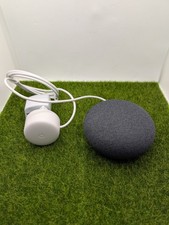 Google Home Nest Mini Smart Assistant anthrazit 2. Gen & Netzkabel getestet UK