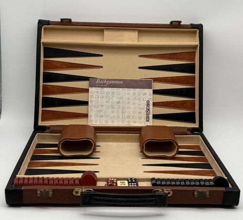 Eduscho backgammon koffer mit - backgammon,