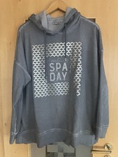 Schöner leichter Damen Kapuzen Hoodie, Soccx, Gr. XL (42), Grau/Glitzer?