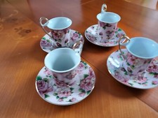 4 x Espresso Mocca Tassen mit