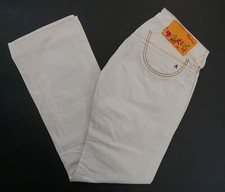 Replay 12119 Damen Jeans Hose W30 L32 30/32 weiß Bootcut Gabardine Baumwolle