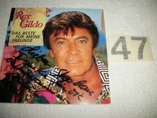 Autogrammkarte  Rex Gildo Autogramm auf CD Cover