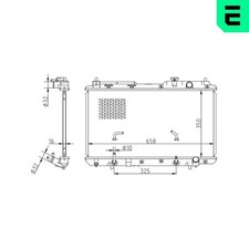 ERA Motorkühler Wasserkühler 673572 für HONDA CR 5 1 RD 16V 4WD RD1 RD3