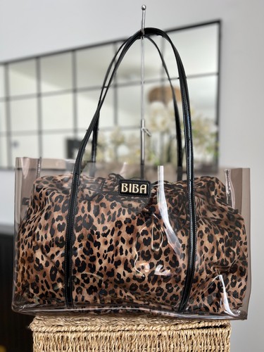 Biba beach bag transparent - biba,