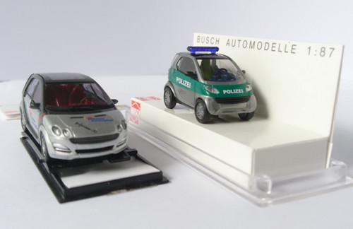 Busch smart fortwo - busch, polizei
