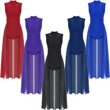 Damen Tanzkleidung Mock-Hals