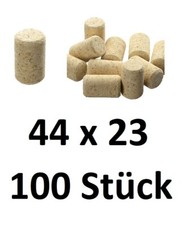 100 Stück Weinkorken 44x23