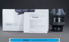 ZEISS Batis 25 mm f2 Objektiv für Sony E-Mount Vollformat Neuwertig OVP