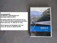 OPEL CD 500 NAVI CD DEUTSCHLAND 2009/2010 ASTRA MERIVA INSIGNIA MJ2009 MJ2010