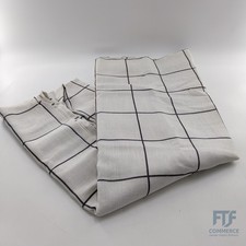 Elrene Home Fashions Brighton Fenstervorhang, kariert, mit Gittermuster, für Woh