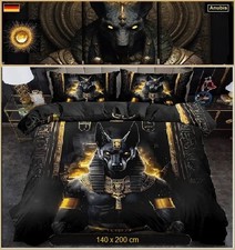 ?? Bettbezug Bettwäsche Anubis Pyramiden  Ägyptische Figur Dekoration Deko