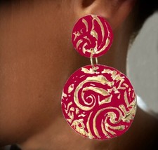 1 Paar Clips Ohrringe Rund mit