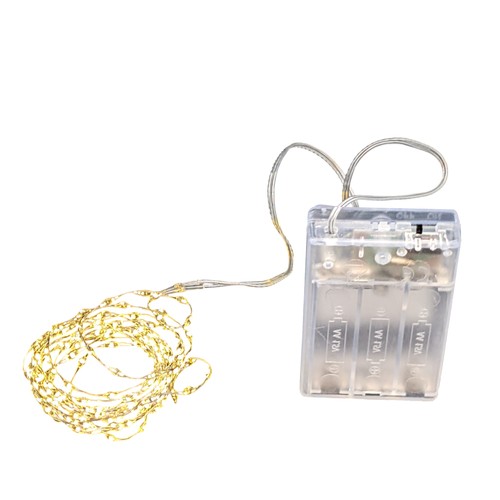 Led lichterkette silberdraht - lichterkette,