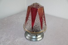 Art Deco Lampe Leuchte Spot rot Deckenleuchte Plafoniere Jugendstil antik alt
