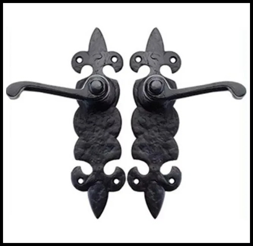 Gusseisen schwarz antik fleur - schwarz,