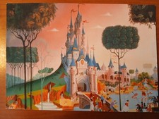 Postkarte 2710 gelaufen, Euro-Disney, Frankreich, Ansichtskarte, Sammlung