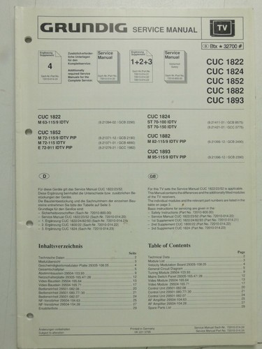 Grundig service manual cuc - grundig,