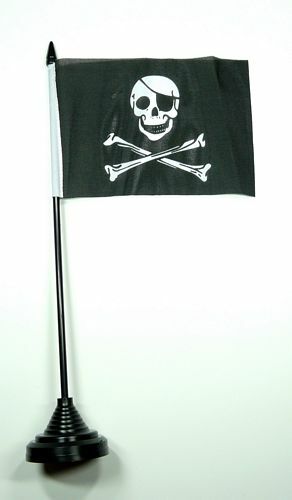 Fahne tischflagge pirat - /,