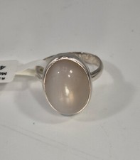 Ring Silber 925 natürlicher echter Mondstein Größe:53 Einzelstück Unikat 374