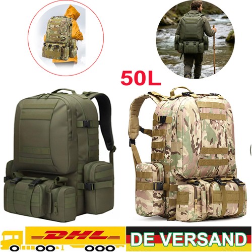 Herren militär army rucksack - militär,
